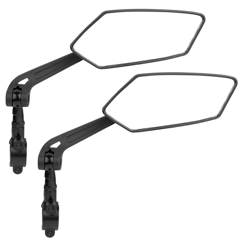 Miroir de vue arrière de vélo, support métallique, montage latéral sur le guidon, réflecteur de vue arrière de Scooter électrique, Rotation pivotante, lentille réglable: VMR-007 R2