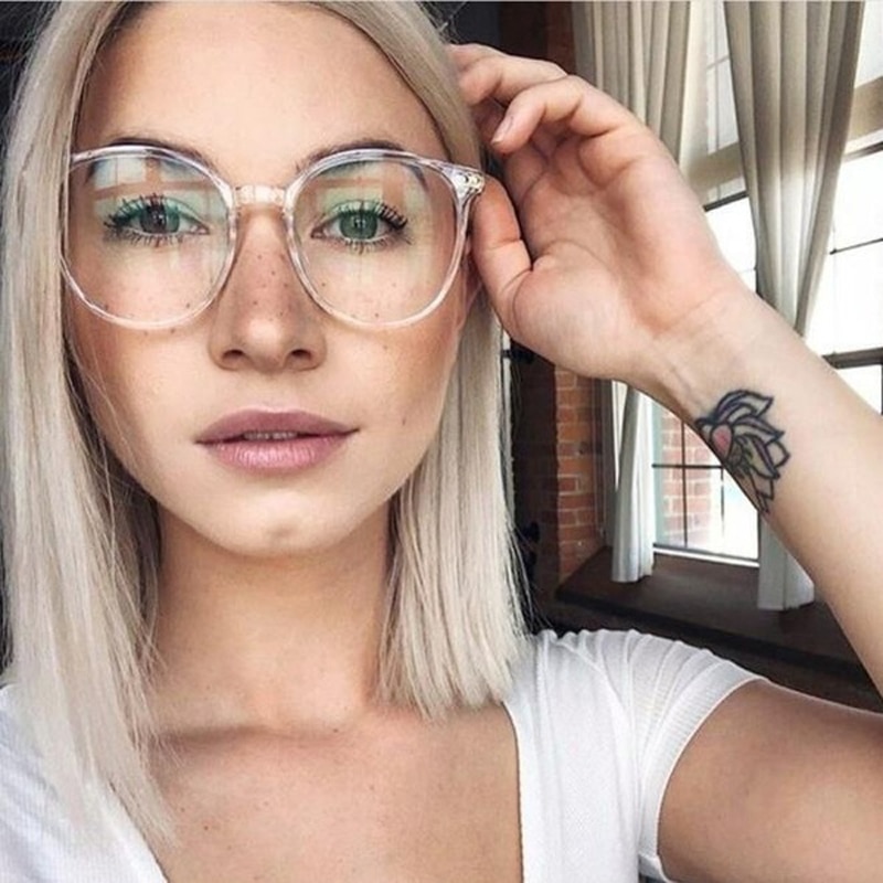 ZUEE Blue Light Glasses Clear Regular Computer Gaming Glasses Women/Men Eyewear Improve Comfort Anti Blue Ray Eyeglasses