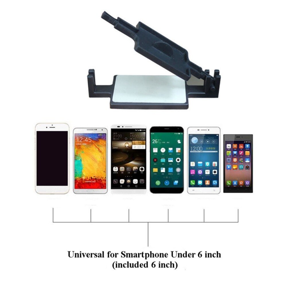 Gehärtetem Bildschirm Schutz Werkzeug einstellen für Samsung für iPhone Film EinfüGen Installation Werkzeuge für Unter 6 Zoll Telefone Universal-