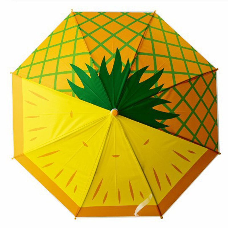 Novo estilo de frutas crianças guarda-chuva dos desenhos animados náilon capitão ensolarado e chuvoso guarda-chuva crianças estudantes carregam suprimentos: 02