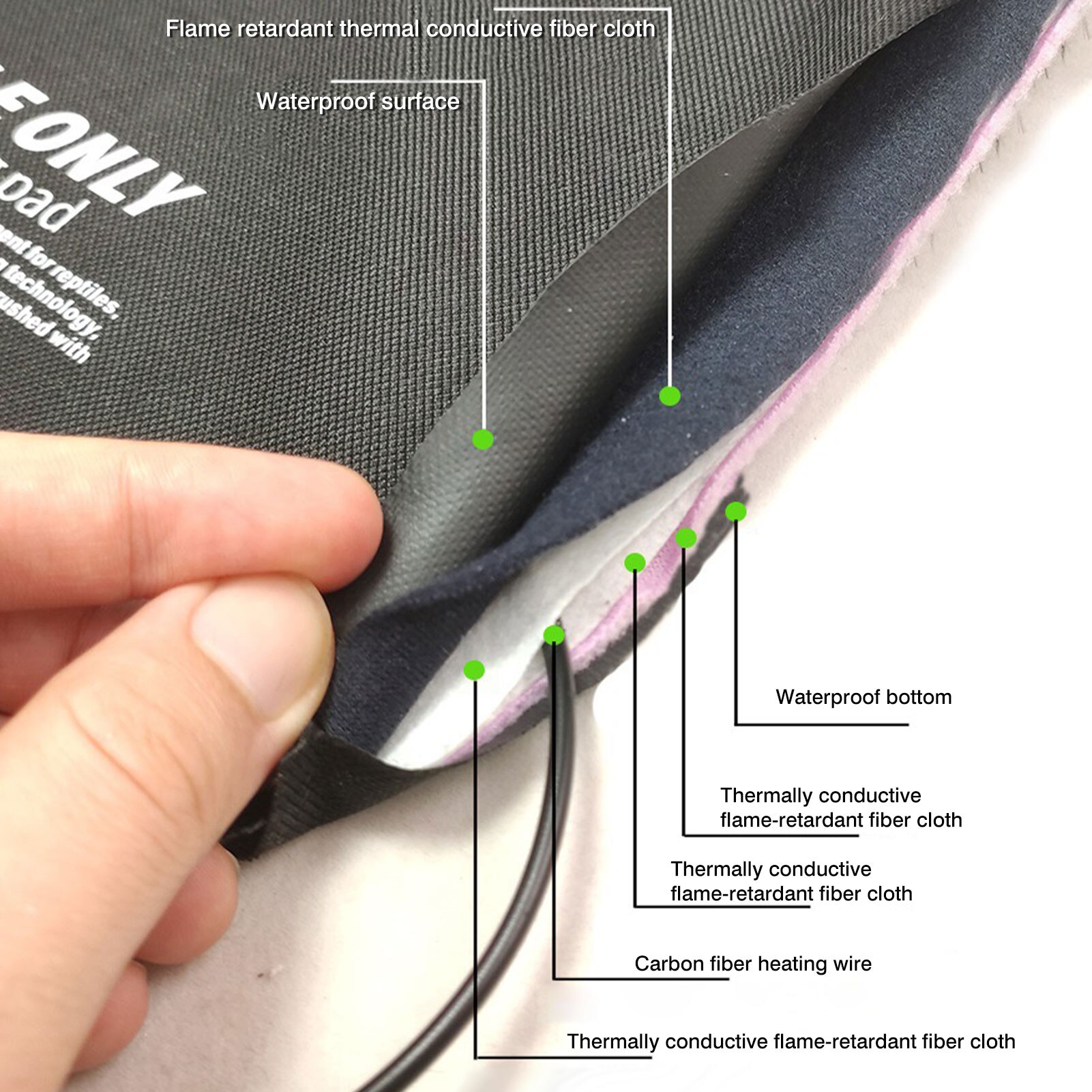 Reptiel Usb Verwarming Pad Kruipen Huisdier Constante Temperatuur Waterdicht Pet Gecko Verwarming Pad In Winter