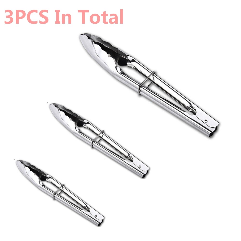 Easy Clean Home Handheld BBQ Restaurant Portable Stainless Steel Kitchen Tool Cooking Ergonomic Food Clamp