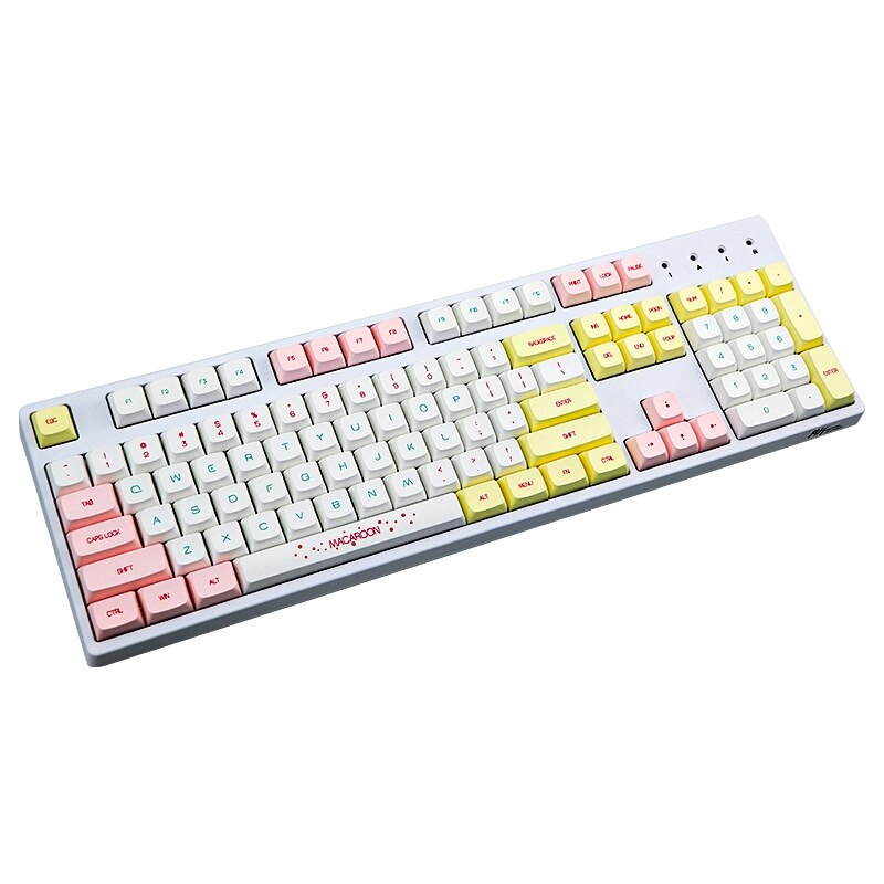 144 Keys XDA Profile Keycaps 5 Side Dye Subbed PBT Key Cap Mechanical Keyboard Keycaps for MX Switches