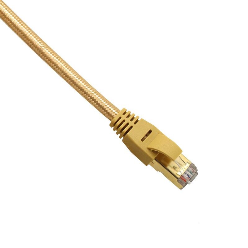 -Ethernet Cable Cat7 Networking Cord Patch Cable RJ45 10 Gigabit 600Mhz Lan Wire Cable STP for Modem, Router, PC, Mac, Laptop