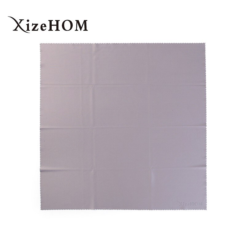 XizeHOM 30*30 cm/2 Stck groß Mikrofaser Reinigung Tücher Kamera Objektiv Auge/Gläser GPS/Computer sauber Wischen Kleidung Reiniger: Licht Grau