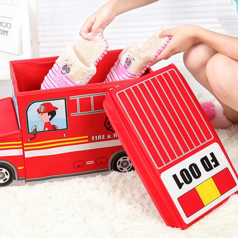 Speelgoed Doos Kinderen Opbergdoos Zetel Pop-Up Speelgoed Doos Sundriesopslag Kinderen Opbergdoos Multi-functie Vouwen