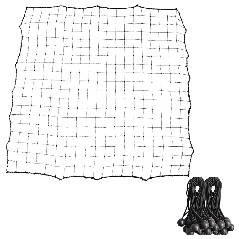 Soccer Rebounder Net with 20 Elastic Ropes Soccer Bounce Back Net Rebound Net Training Aid for Kids Teens & Adults: Default Title