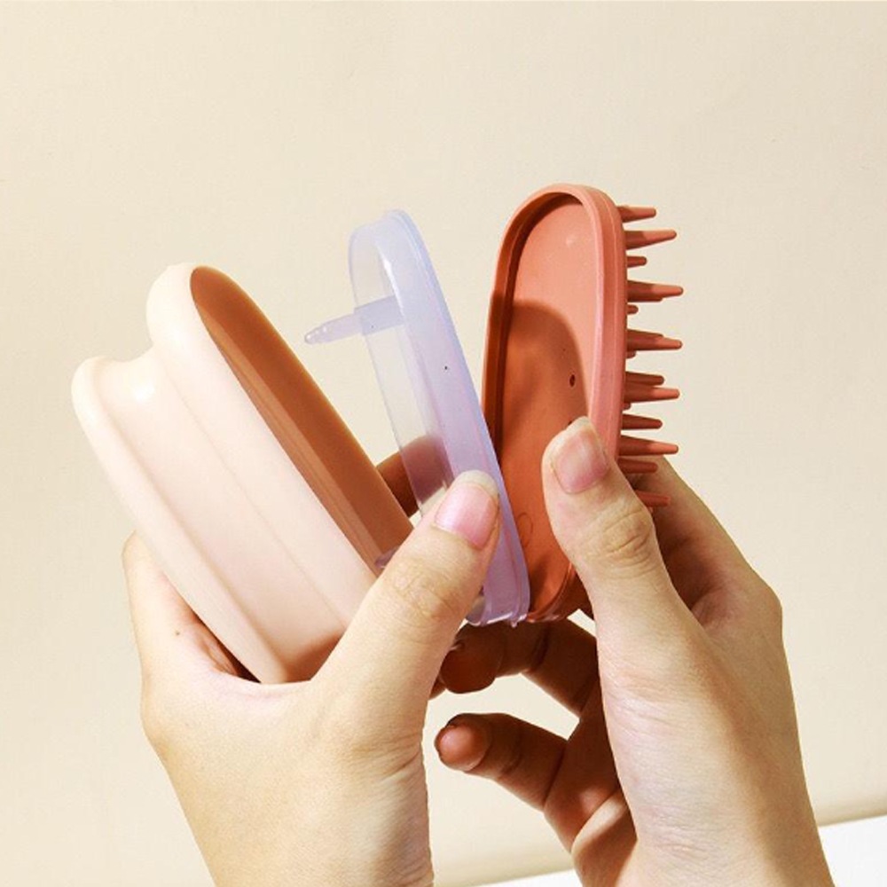 Massage Brush Comb Head Silicone Hair Washing Brush Scalp Scratcher Easy To Clean Massage Brush Shampoo Brush