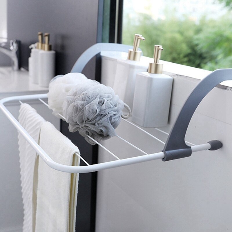Wire Radiator Towel Rail Rack ! Bar Radiator Folding Airer Radiator Towel Holder... – Grandado