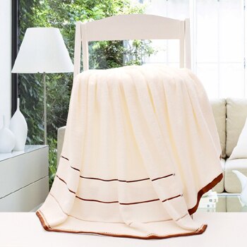 -140*70Cm Katoenen Handdoek Magic Badhanddoek Frozen Volwassen Strand Deken Toalha Banho Handdoeken Badkamer nieuw: WHITE