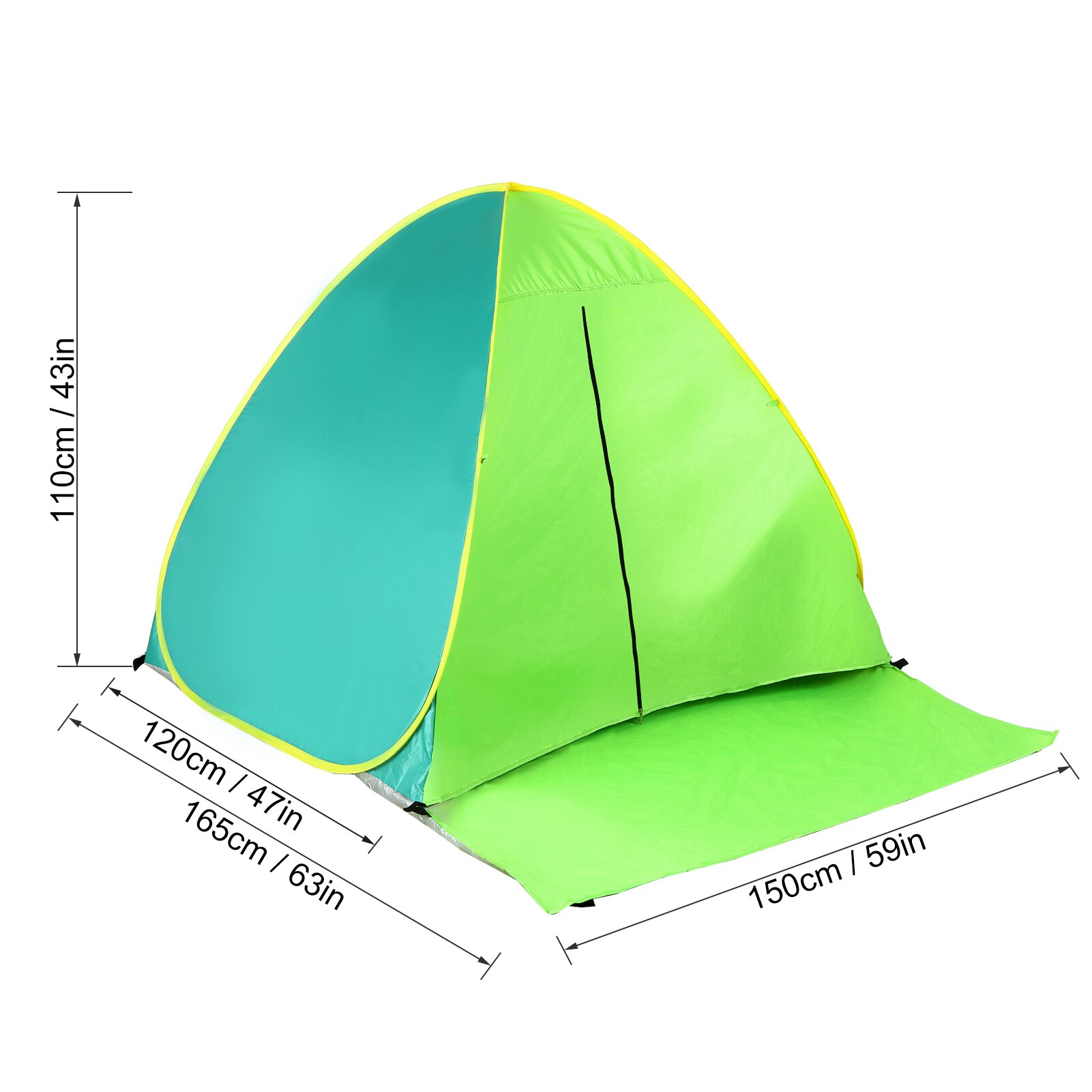 Pop up Beach Tent Portable Instant Anti UV Sun Shelter Tent Cabana Beach Shade Outdoor Camping Tent