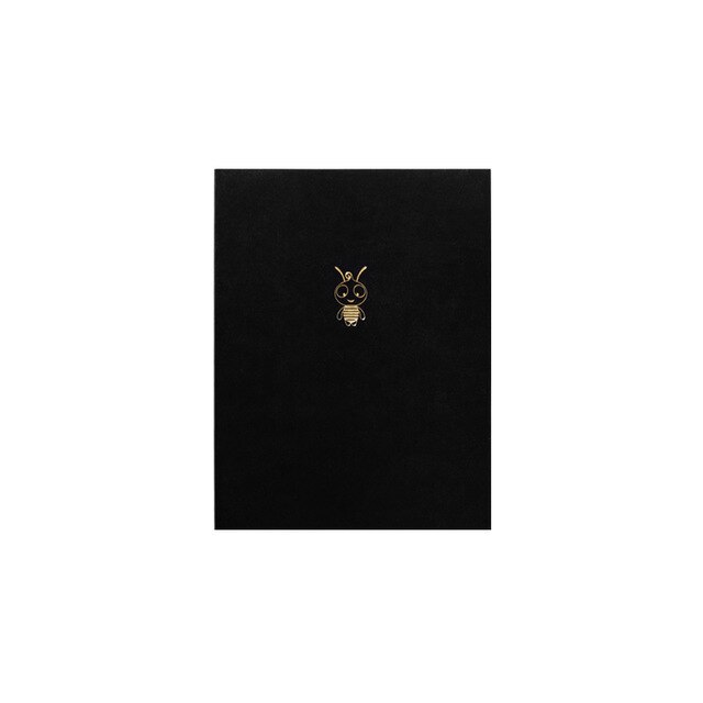 Agenda A6 A5 A4 Diary Planner Notebook Journal Drawing Dot Line Portable Supplies Organizer Schedule Stationery: A6 Bee-Black