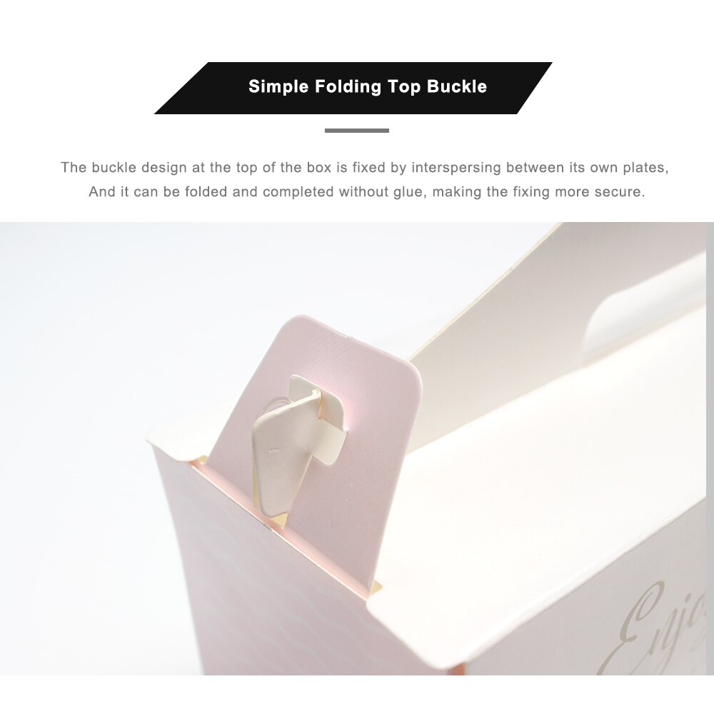 Cake Roll Gebak Box Container Draagbare Handgemaakte Muffin Cake Zichtbaar Verpakking Dozen Met Bodem Bakken Levering Party Favor