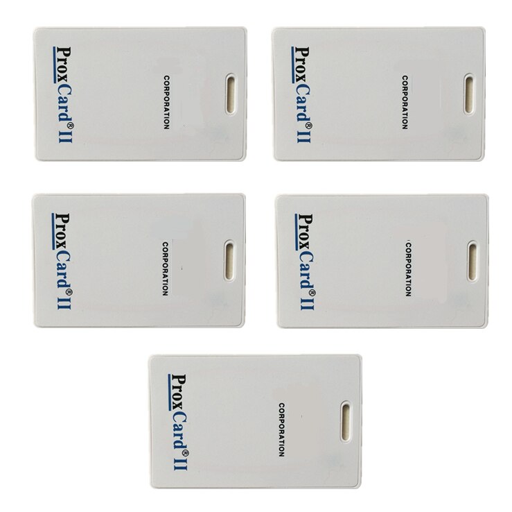 125Khz Prox Ii Clamshell Card Herschrijfbare Rfid Proximity Dik Card 10 Stuks Dikke Pure Witte Kaart