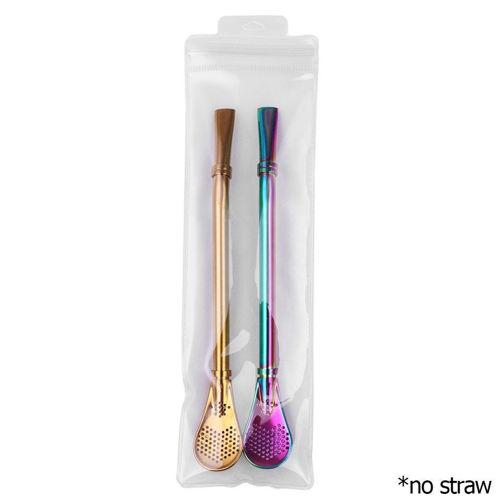 Stainless Steel Drinking Straw Tea Filter Handmade Yerba Mate Tea Strainer Gourd Washable Drinking Straws Tea Tool