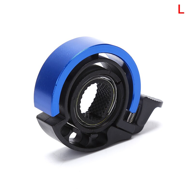 Bocina de aleación para bicicleta de montaña, claxon de sonido con alarma para manillar de ciclismo, 1 unidad, 3 colores: Blue L