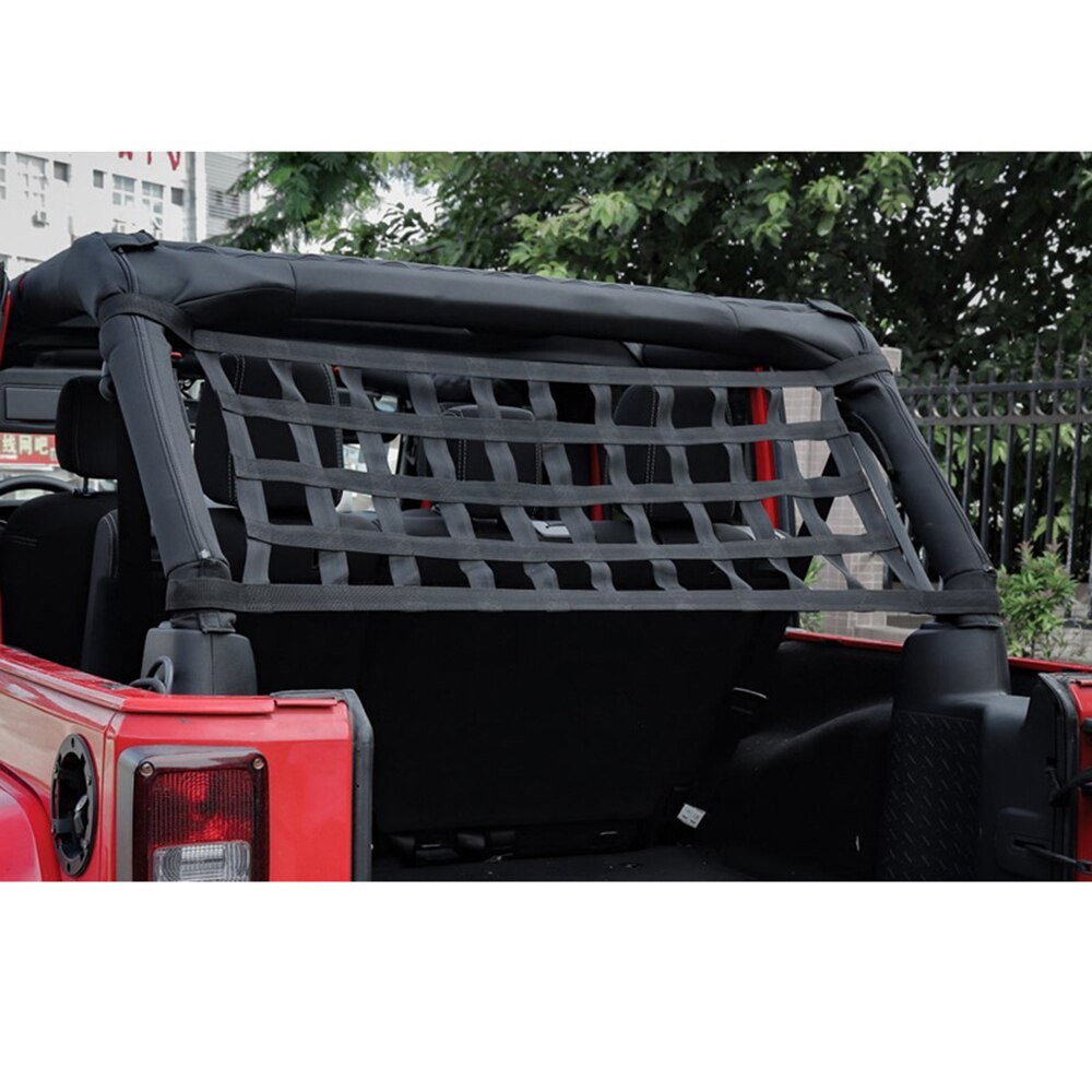Extra Cargo Net Roof Storage For Jeep Wrangler TJ JK Anti-UV Trunk Replacement