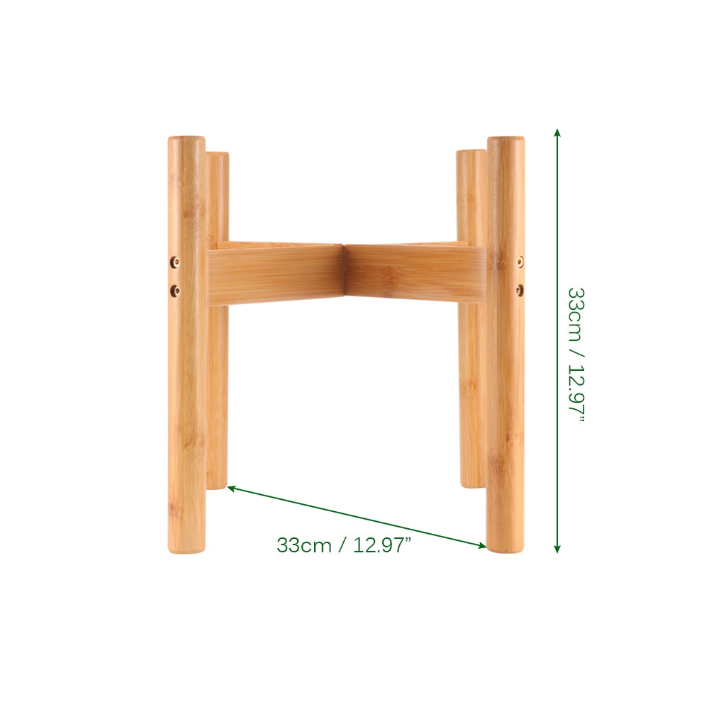 Mid Century Modern Plant Stand - For Large 8 & 13 Inch Flower Pots Handmade Wood Stand For Indoor Plants And Outdoor Patios: L