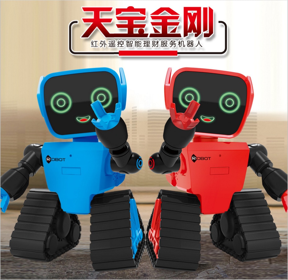 Chiger Intelligente Programmering Robot Touch/remote/voice Control Sensing USB Charge interactieve RC Speelgoed voor Kinderen