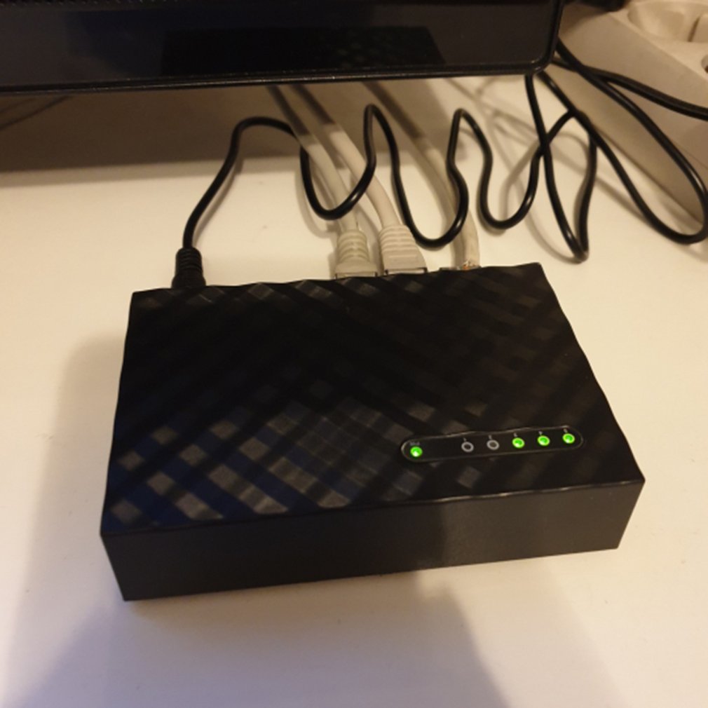 Conmutador inteligente Ethernet de 8 puertos Gigabit, conmutador de red Ethernet de alto rendimiento, 1000Mbps, inyector de Internet RJ45 Hub