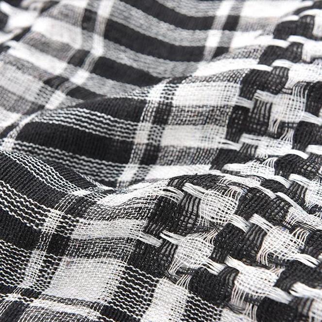 Women Men Unisex Checkered Arab Grid Neck Keffiyeh Palestine Scarf Wrap 100*100 cm 5 Colors