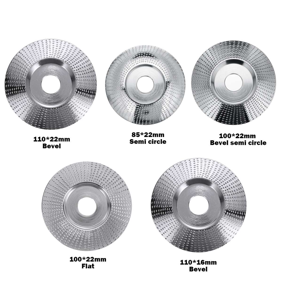 110mm Wood Shaping Disc Grinding Wheel Rotary Disc Sanding Polish Wood Carving Disc Tools For Angle Grinder