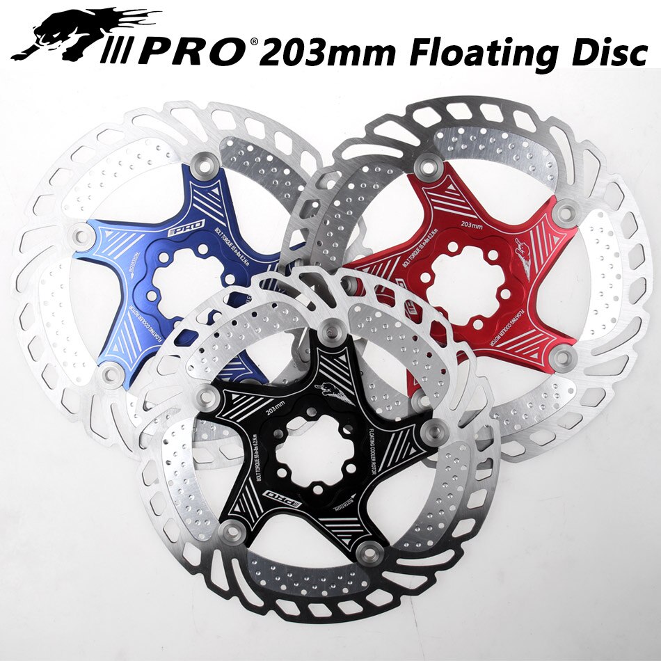 Mountainbike MTB DH 6Zoll 160/180/203mm kühlung Rabatt wärmeableitung Bremsscheibe Unten Hügel schwimm fahrrad bremsscheibe IIIPRO
