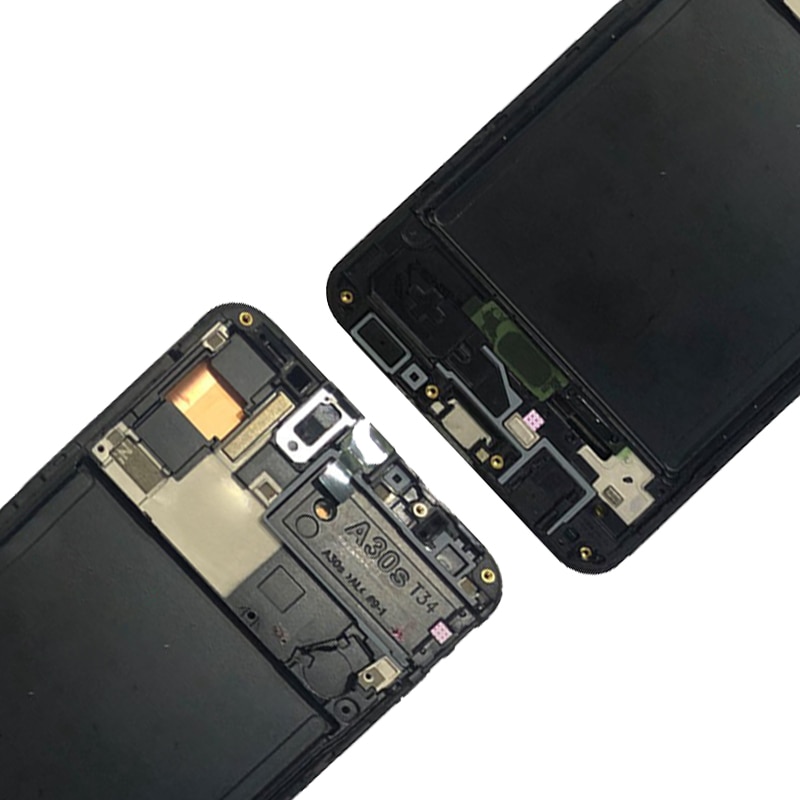 6.4 " skærm til samsung galaxy  a30s sm -a307fn /  ds  a307f /  ds  a307f a307 lcd touch screen digitizer glaspanelsamling