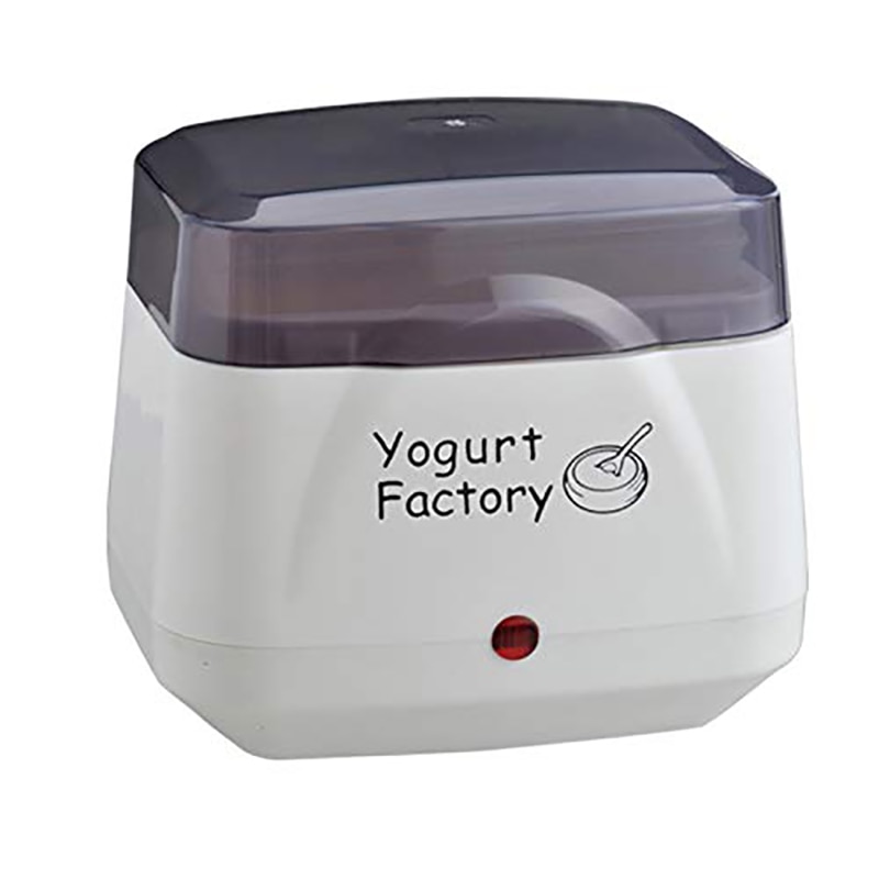 Yoghurt maker maskine elektrisk yoghurt maker gratis opbevaringsbeholder og låg perfekt til organisk, sødet, aromatiseret, almindeligt eller sukker: Default Title
