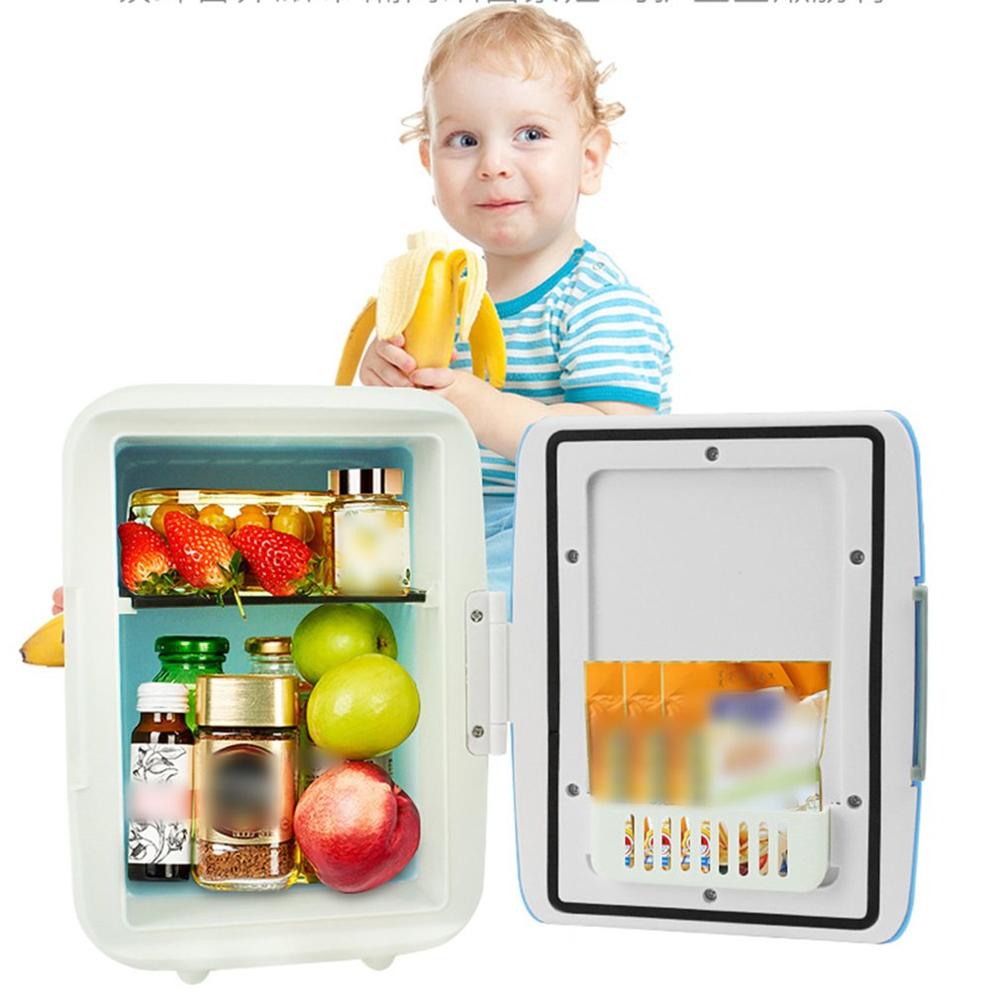 Bilvärme och kylbox hembil dubbel syfte 4l mini kylskåp bil kyl värmeisolering