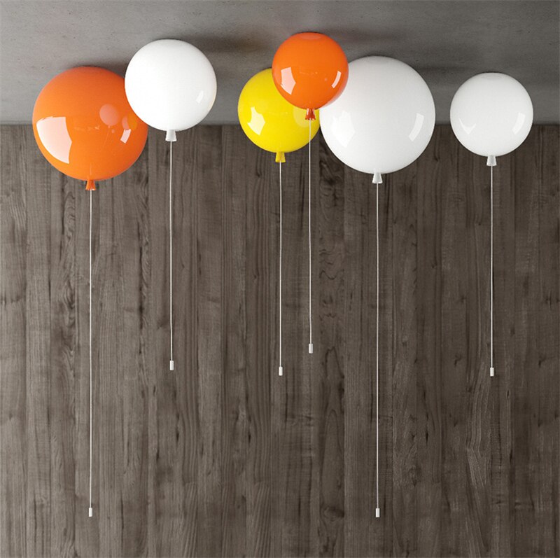 nordisch Farbe Ballon Hängen Decke Lampe Kindergarten Schlafzimmer freundlicher Decke Lichter Dekor Beleuchtung Ballon Acryl Leuchten