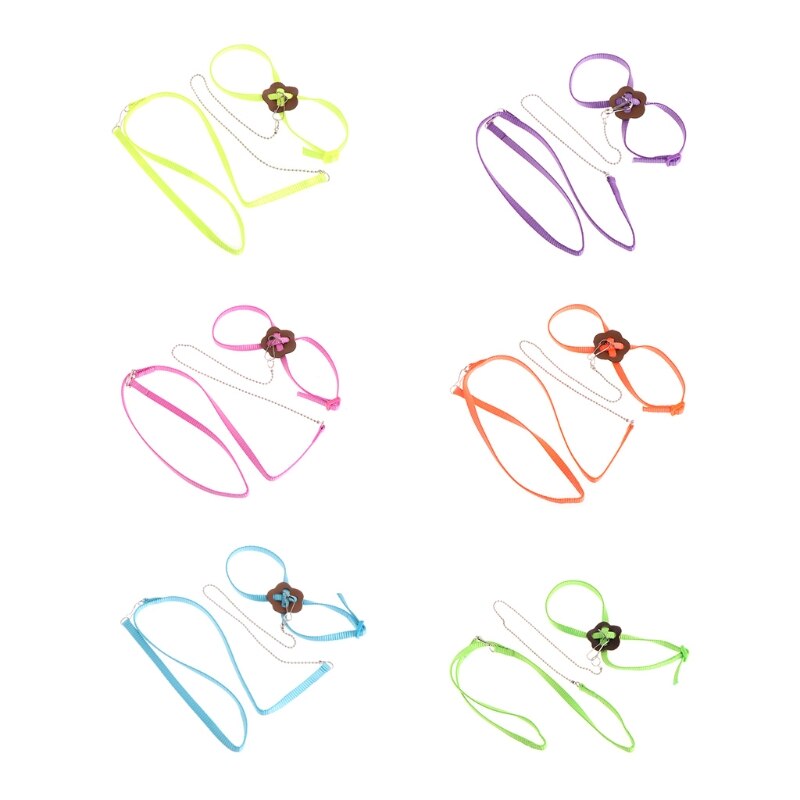Parrot Bird Leash Outdoor Adjustable Harness Training Rope Anti Bite Flying Band