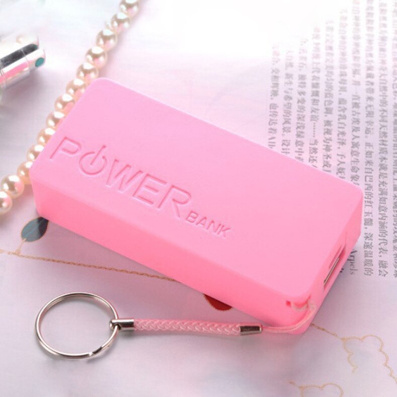 Cargador de batería de 5600mAh, 2X 18650 banco de energía USB, caja de bricolaje para iPhone, teléfono inteligente, MP3, carga móvil electrónica, cargador de coche