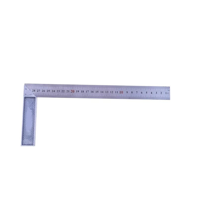 90 Degree Right Angle Ruler Try Square Metal Steel 30cm/1mm Engineers Wood Measuring Tool Try Square Measuring Tool