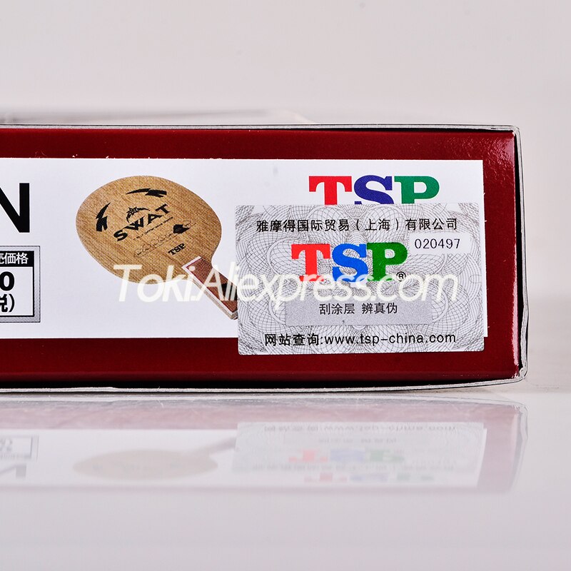 TSP SWAT Table Tennis Racket / Blade (7 Ply Wood, Loop / Fast Attack) TSP Ping Pong Bat Paddle