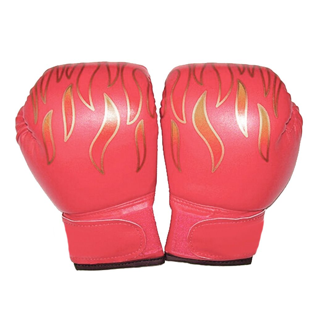 1 pair of children's boxing gloves training Sanda boxing gloves flame net breathable sports Fighting boxing gloves: NO.1