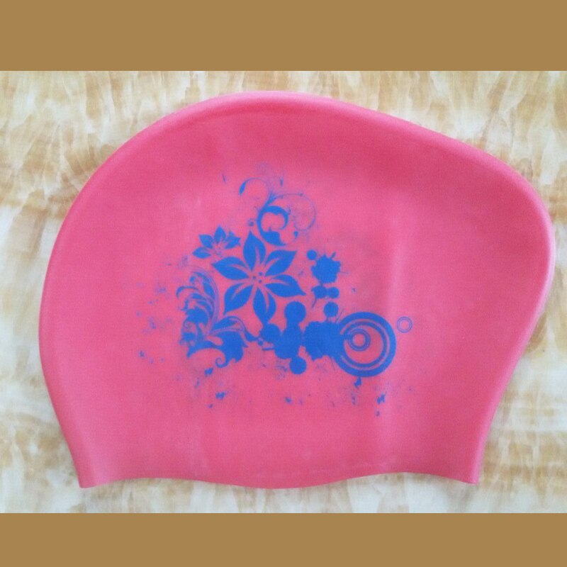 Women Silicone Waterproof Swimming Cap Ladies Long Hair Protection High Elastic Swim Caps For Surfing Diving Pool Hat Free Size