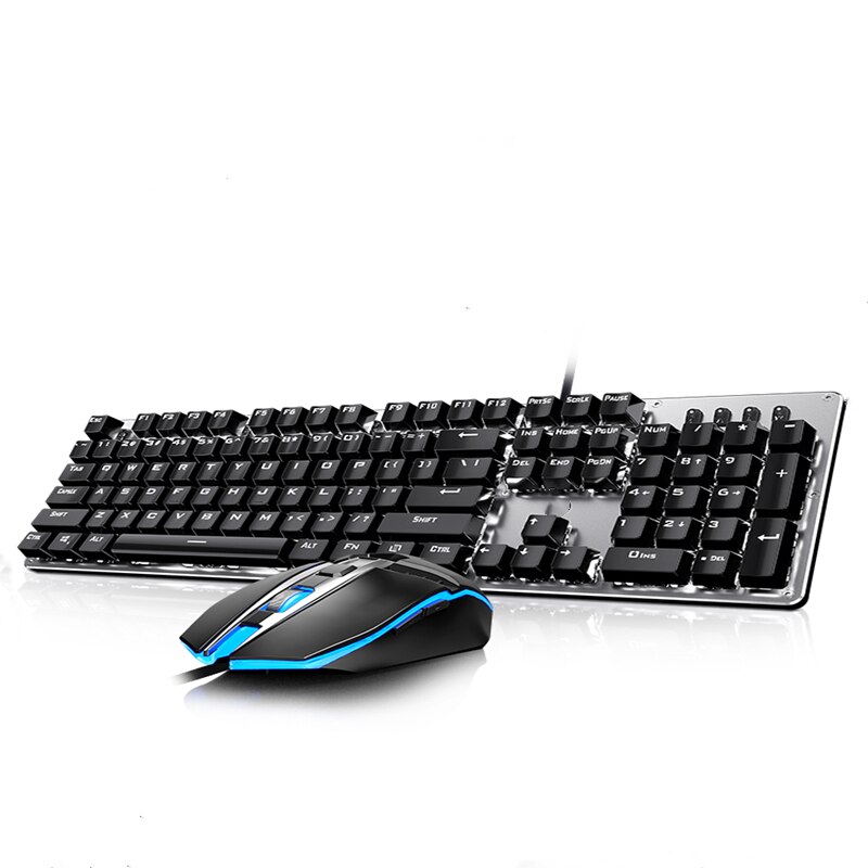 For Mechanical Keyboard and Mouse set for Games, Wired Game Keyboard Mouse, International Big Card