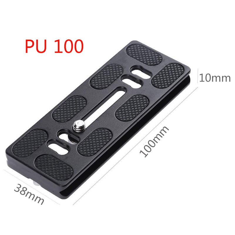 PU series Aluminum Alloy Tripod Head Quick Release Plate PU40 PU50 PU60 PU70 P100 With 1/4 inch Mounting Screw for SLR camera: PU 100