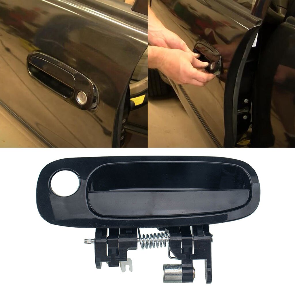 2 Pièces Poignées De Porte Extérieure Noires Pour Nissan 350Z 2003-2009 - Référence 80607-CD00B