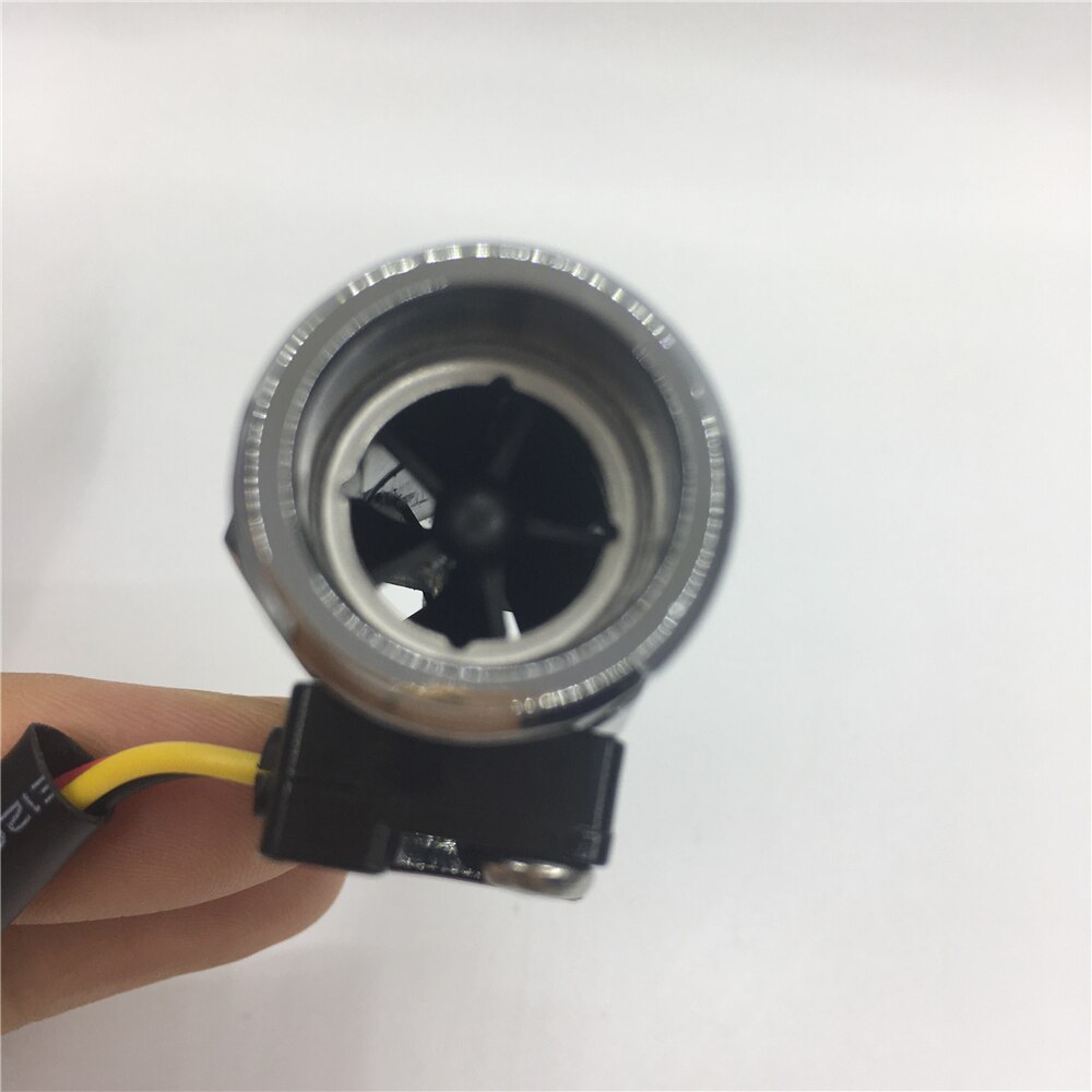 2pcs/lot aluminum alloy YF-B1 Water Flow Hall effect Pulse output NPN signal Sensor