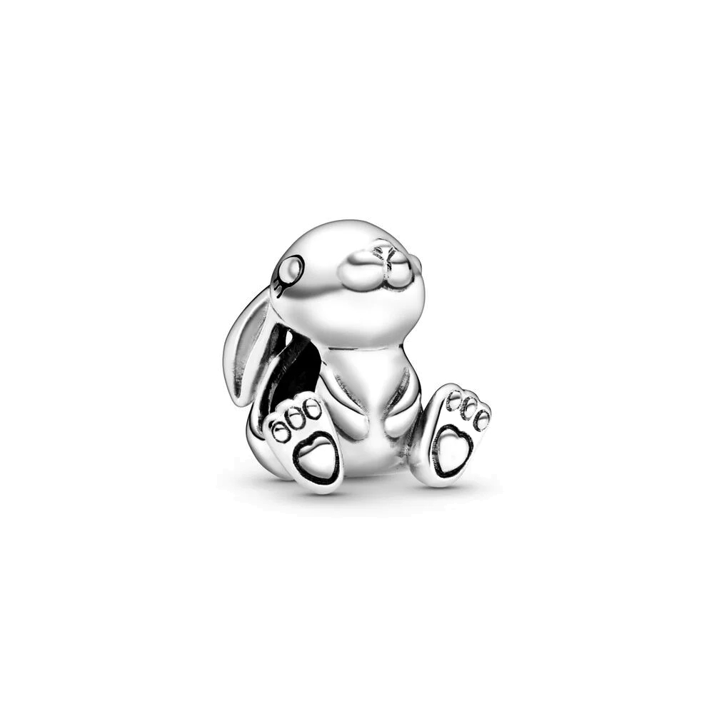 Lindo conejo mascota Nini Charm Bead Fit Pan pulseras DIY mujer joyería