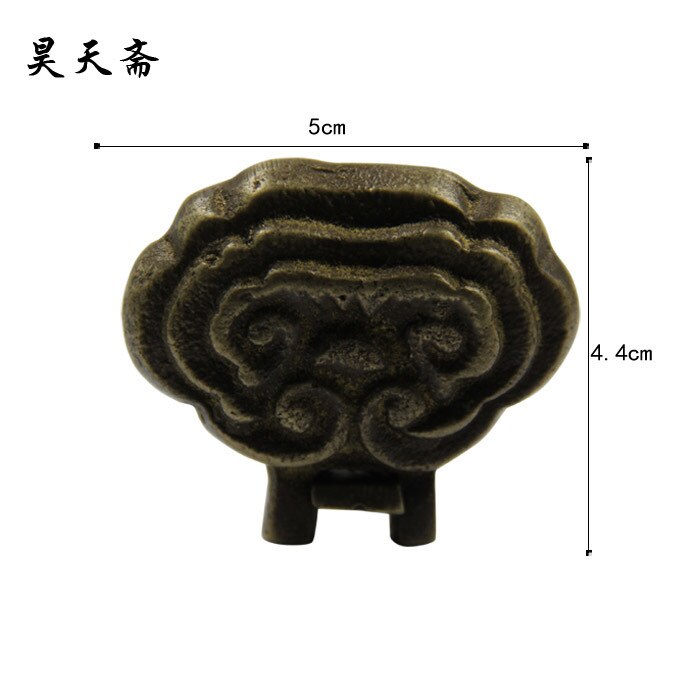 [haotisk vegetarisk] kinesisk antik kobbermalet ramme hængende krog loop htm -016 plaque toto barn