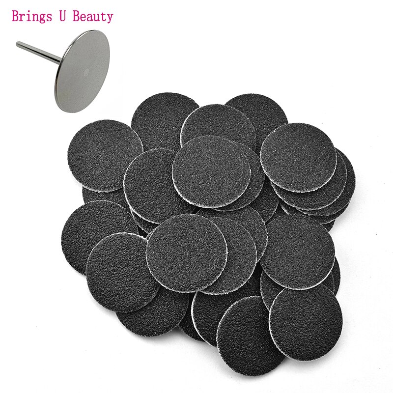 100pcs Disc Cuticle Callus Remove Tool For Electric Foot File Callus Hard Dead Skin Pedicure Tools Replaceable Sandpaper