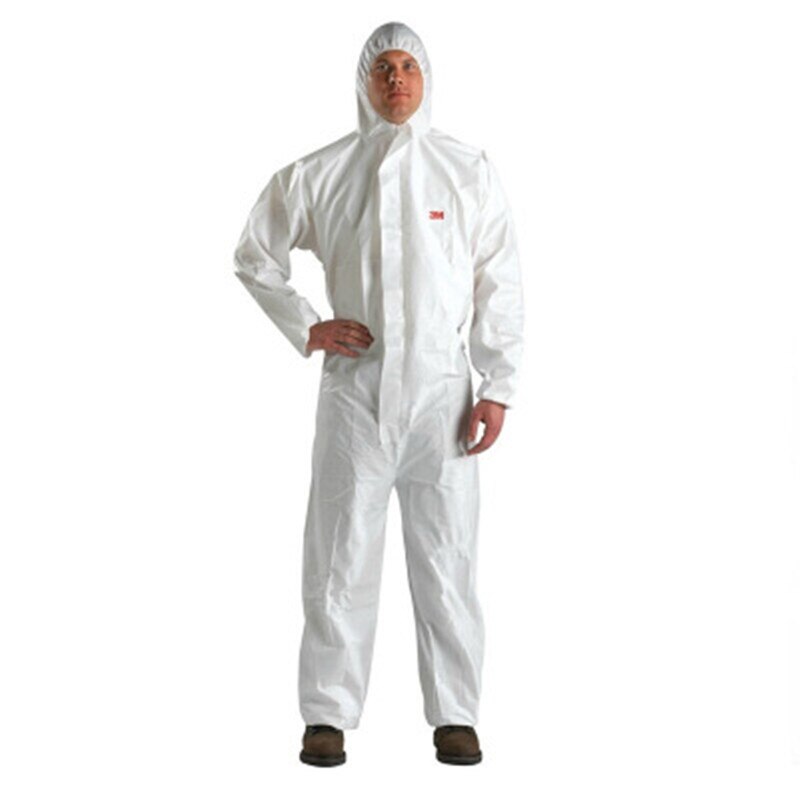 Unisex Sanitary Protection Jumpsuit Chemical Protection Clothing Zip Isolation Protective Coveralls Disposable