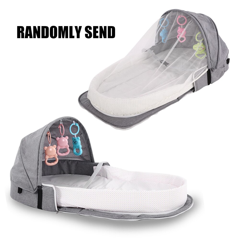 Reisen Bassinet Faltbare Bett Tragbare Windel Ändern Bahnhof tragbar Bassinets für Baby Reise Kleinkind Nester: grau