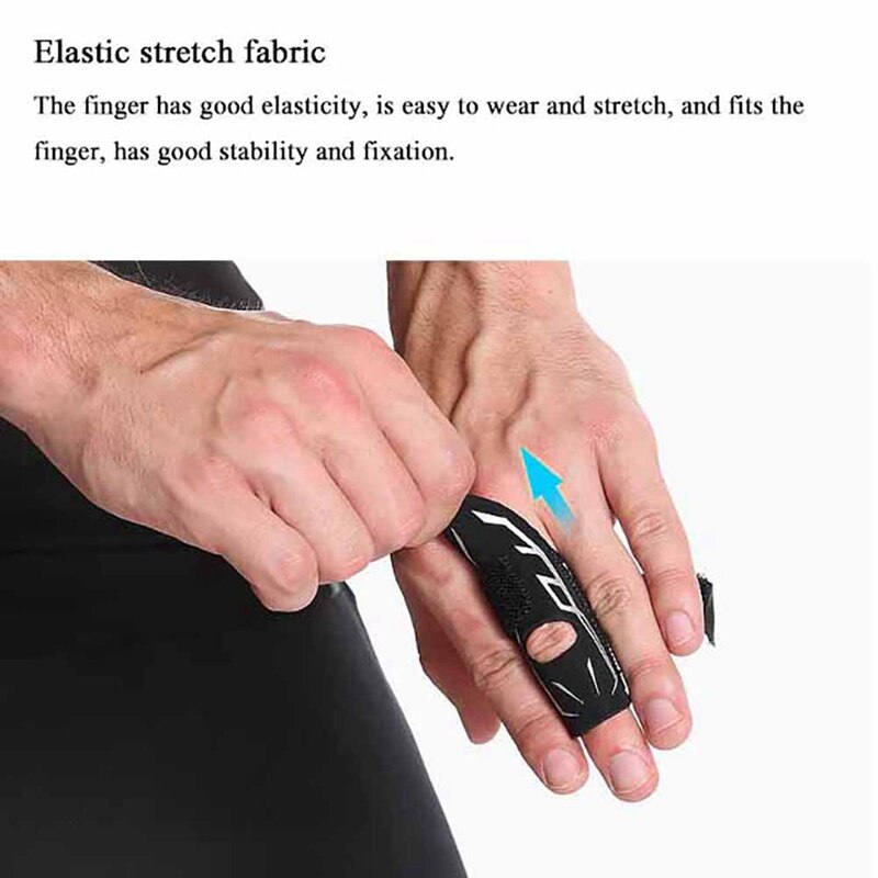 Breathable Finger Splint Wrap Washable Anti-slip Fingers Guard Bandage Protective Cover Brace Support Protector