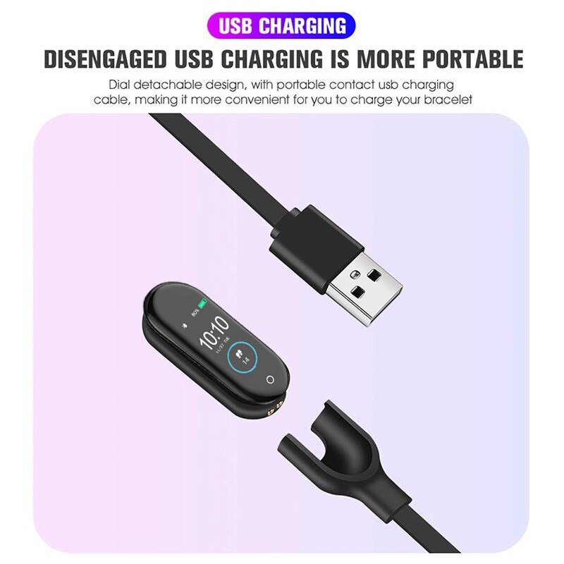 M4 Smart Bracelet Sport Bracelet Smart Band Bluetooth Fitness Tracker Message Push Heart Rate Step Exercise IP68 Waterproof