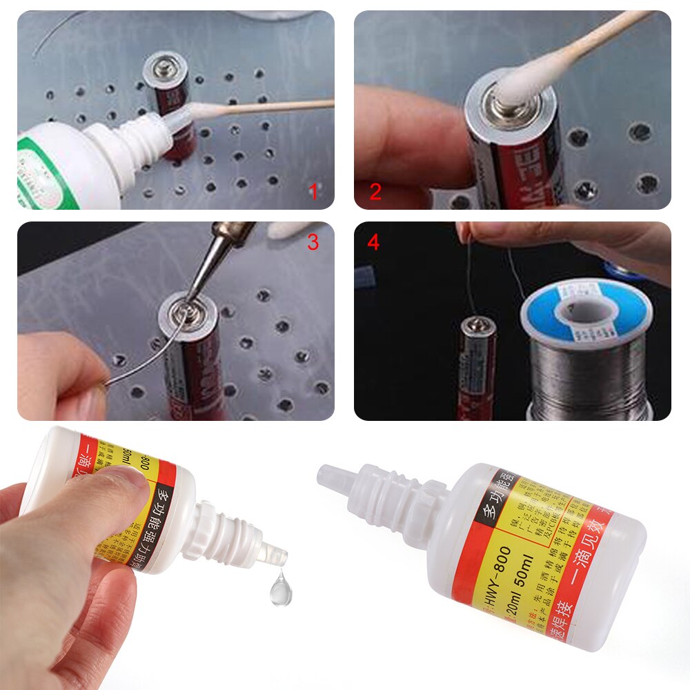 1PC 20ml Stainless Steel Flux Solder Flow Liquid Welders Multifunction Metal Solder Strong Water Welding Tools Accessories