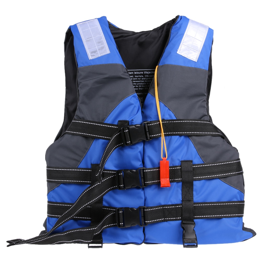 Adult Life Jacket Swimming Boating Drifting Life Vest Clothes with Whistle swimming snorkeling wear fishing suit